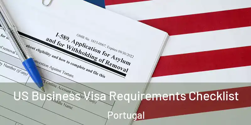  US Business Visa Requirements Checklist Portugal
